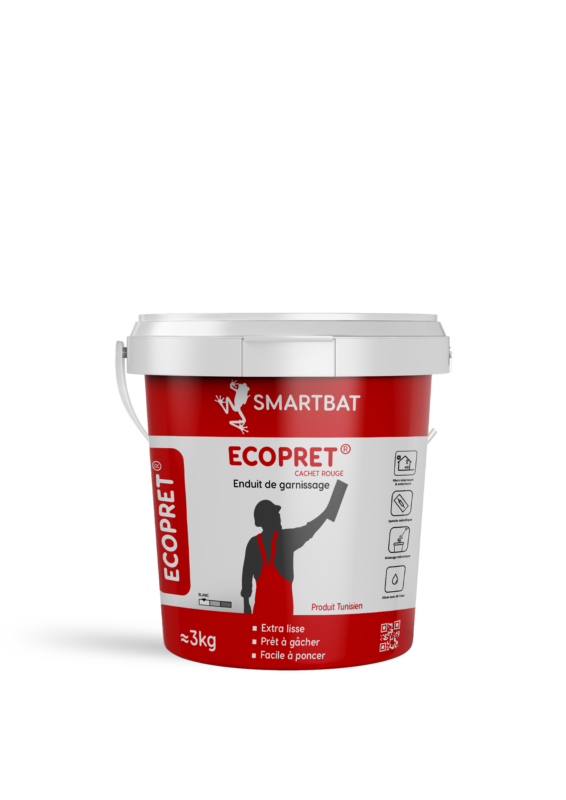 enduit de garnissage ecopret seau 3kg