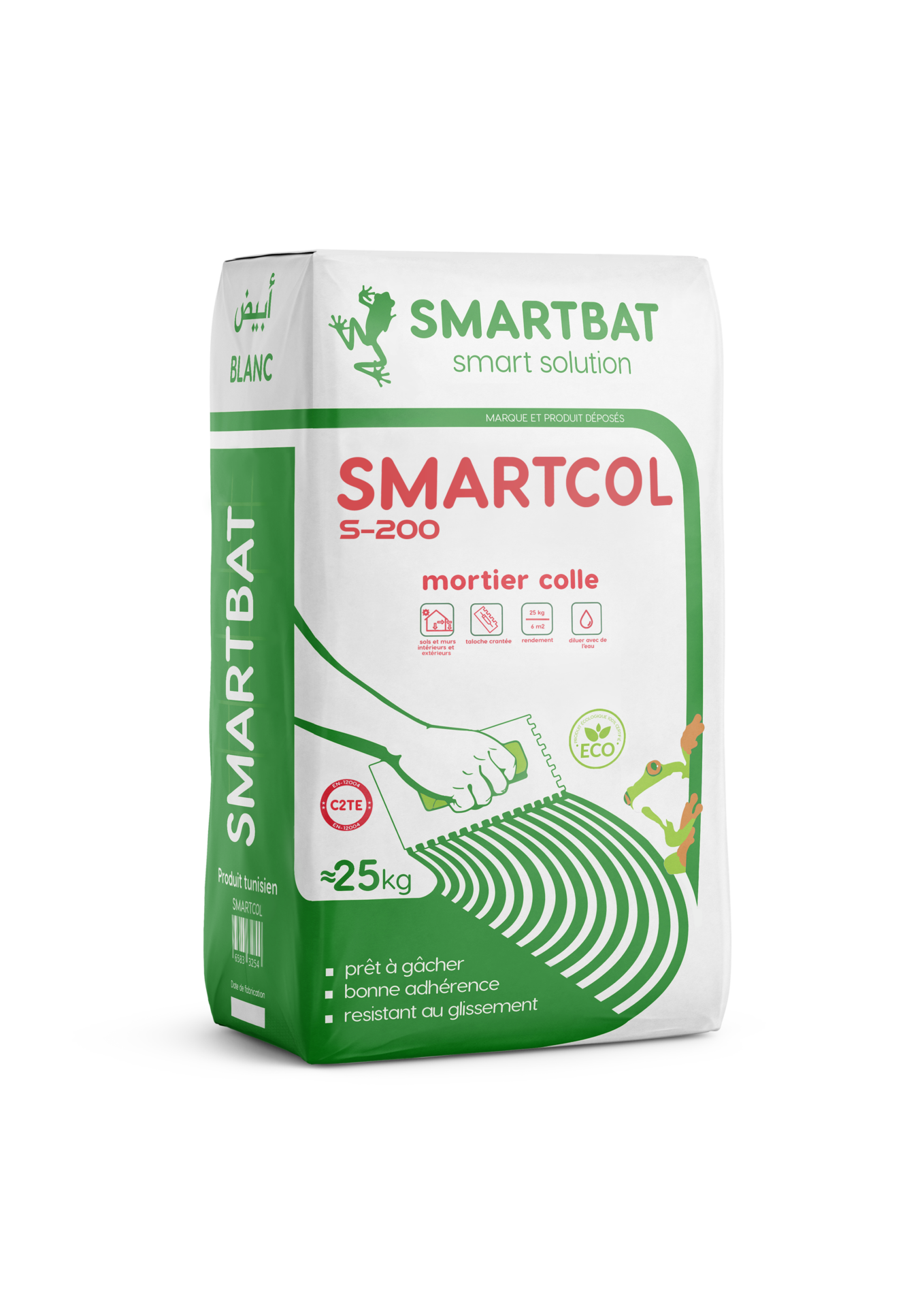 SMARTCOL S200 ciment colle smartcol-s200 sac 25kg