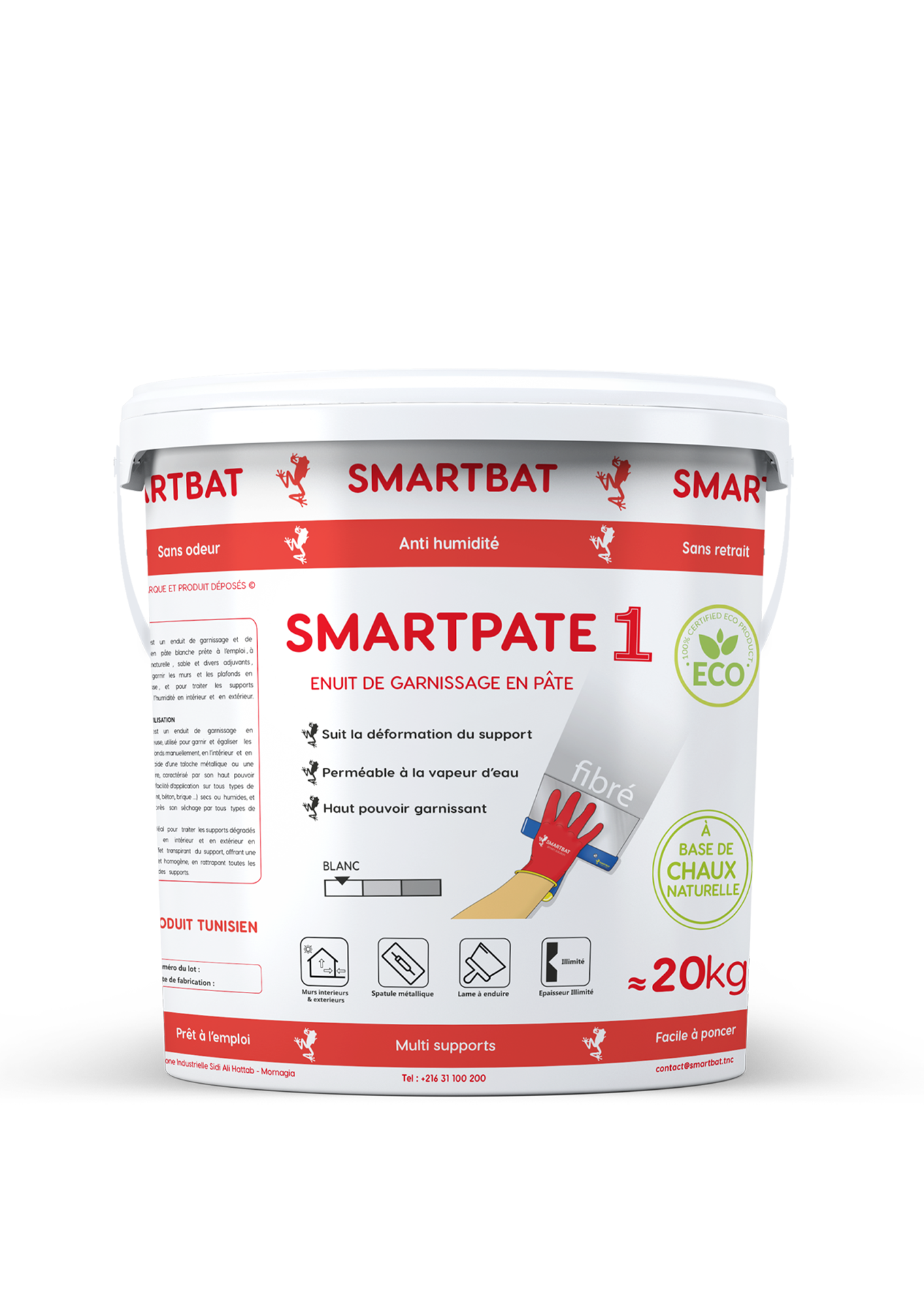 SEAU-20-KG-SMARTPATE. Enduit Smartpate 1